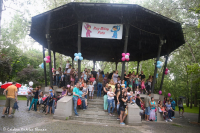 Primarul Robert Negoita a startul la distractie de „Ziua copilului” in Parcul Alexandru Ioan Cuza